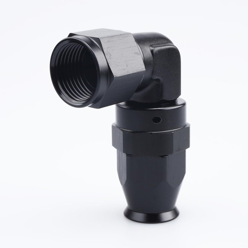 AC PERFORMANCE Black Tight Radius Aluminum -8AN AN8 90 Degree Swivel Forged Fuel Oil PTFE Hose End Fitting for Teflon Hose - Image 2